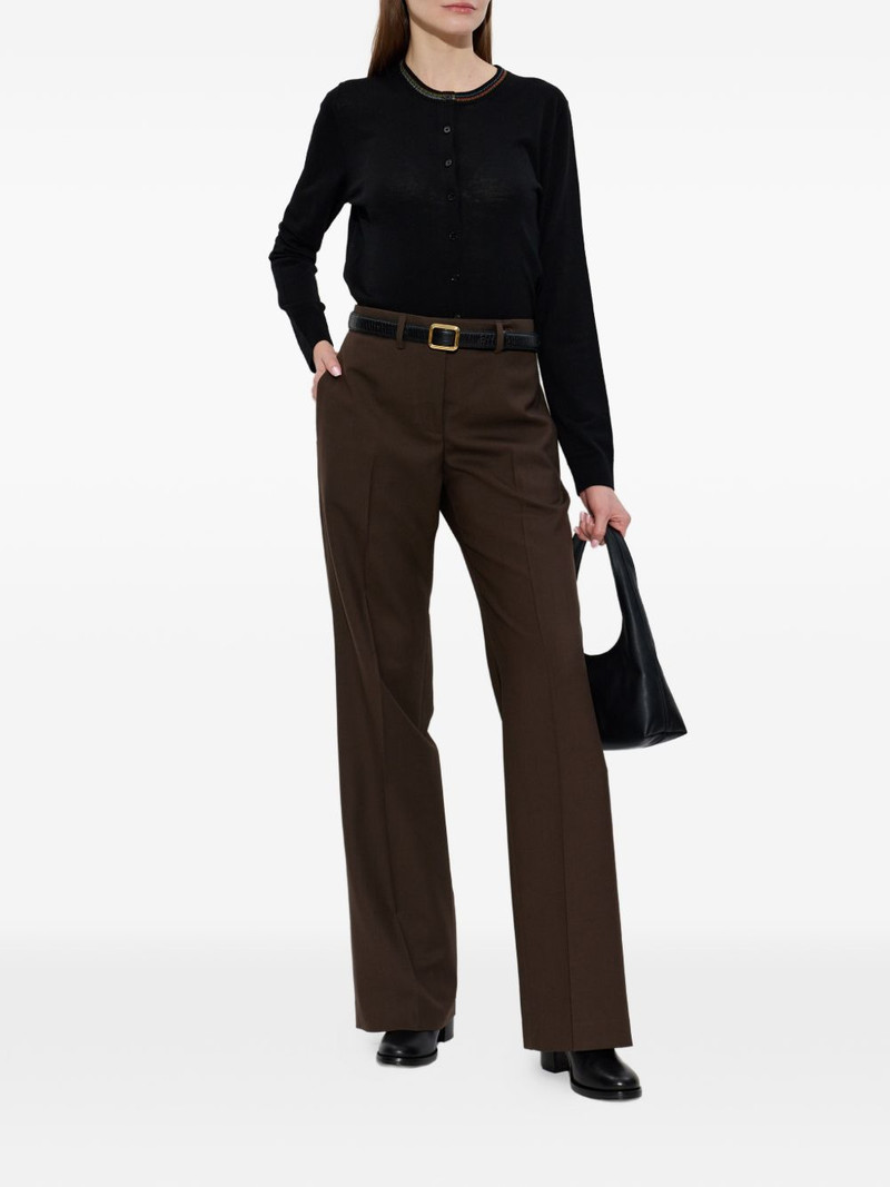 Paul Smith button multicoloured trim cardigan outlook