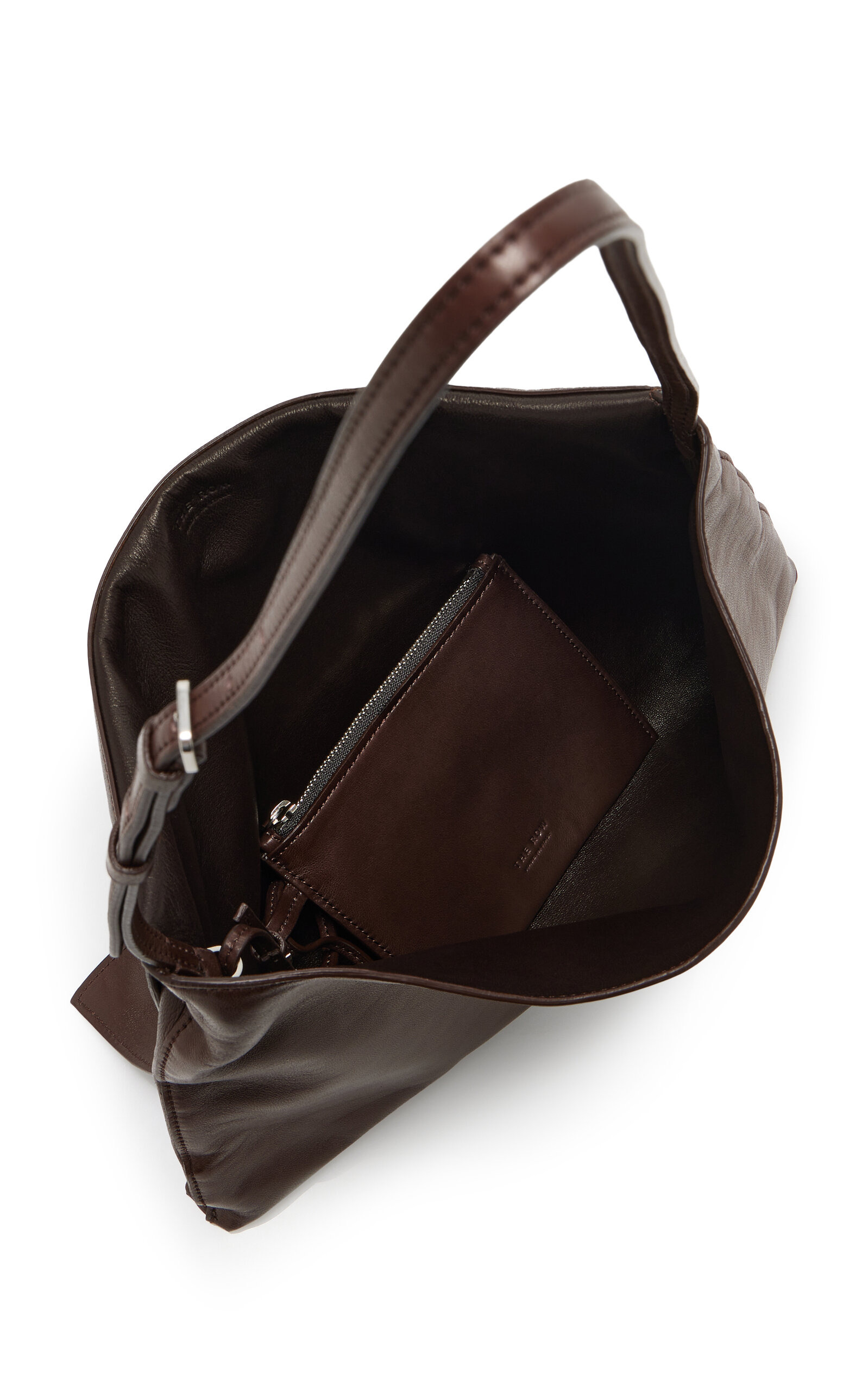 Nan Leather Shoulder Bag brown - 5