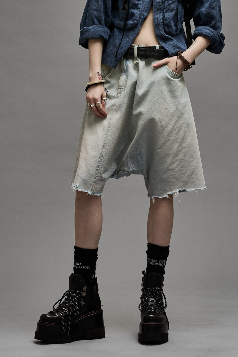 R13 TWISTER SHORT - DENNIS BLUE outlook