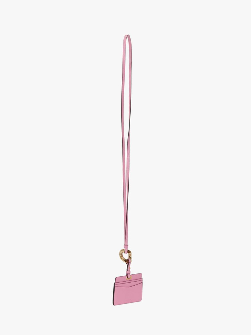 JW Anderson LEATHER CARDHOLDER WITH CHAIN LINK STRAP outlook