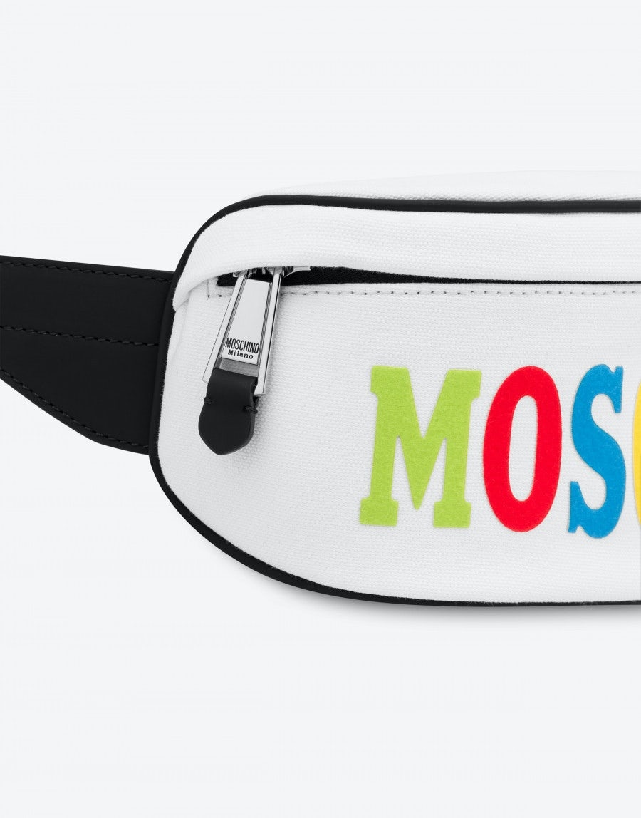 MULTICOLOR LOGO CANVAS WAIST BAG - 4