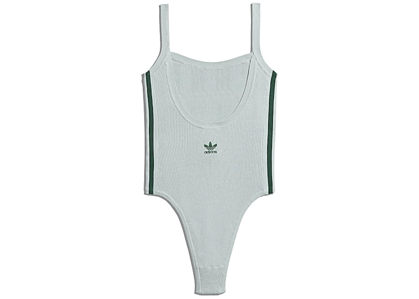 adidas Ivy Park Knit Tank Bodysuit Green Tint - 2