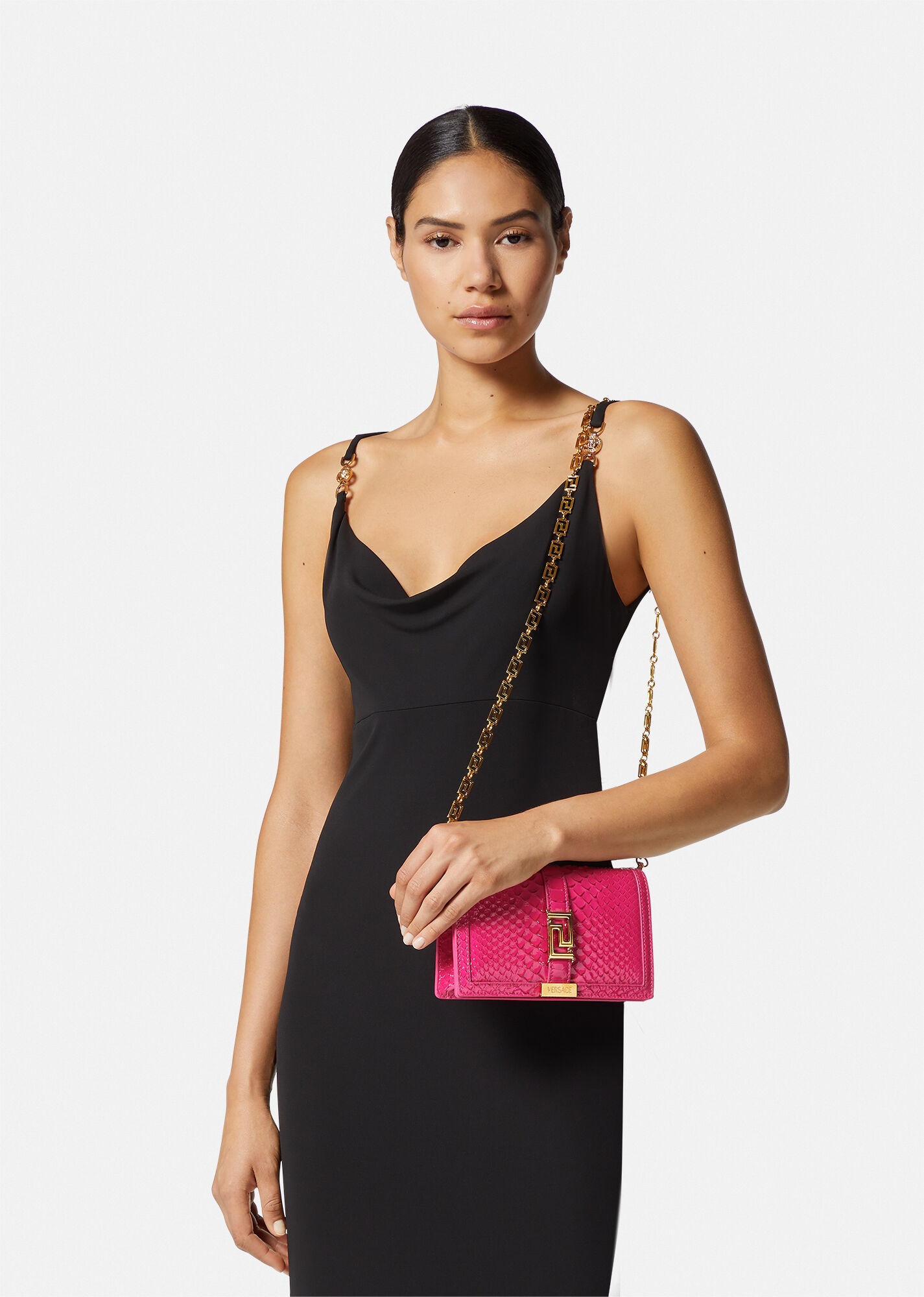 Greca Goddess Python Mini Bag - 6
