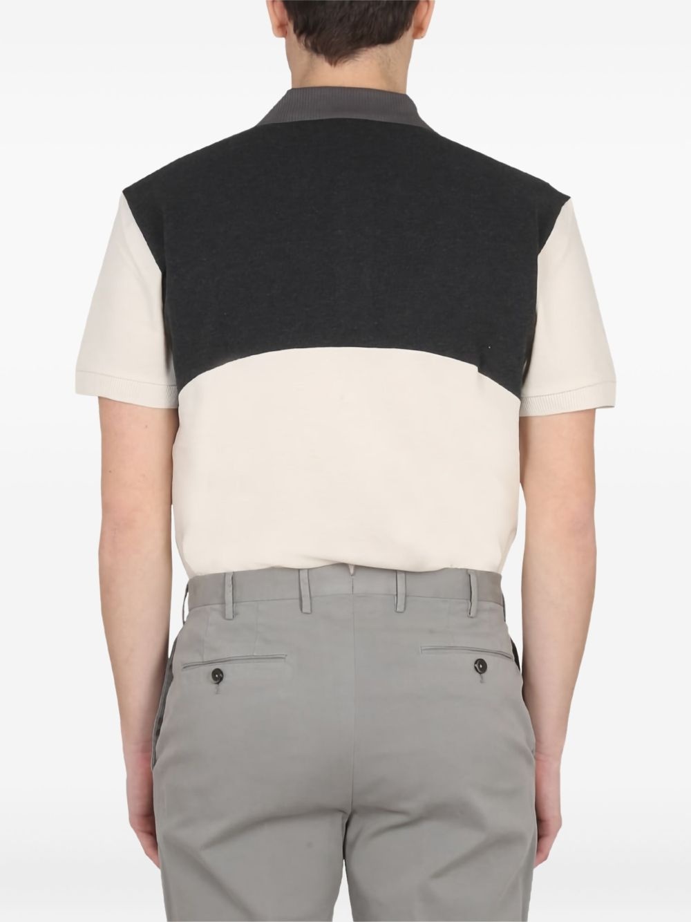 colour-block polo shirt - 3