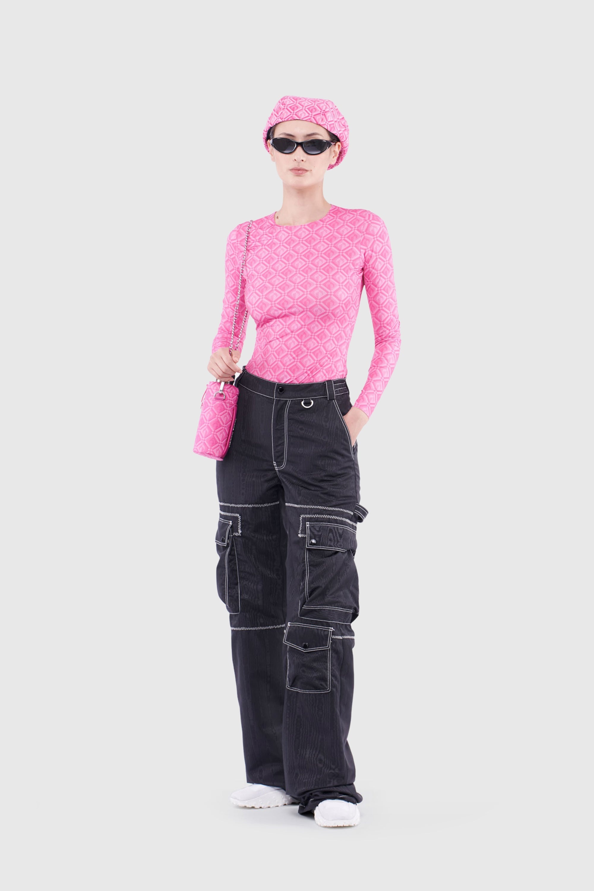 Moire Convertible Cargo Pants - 2
