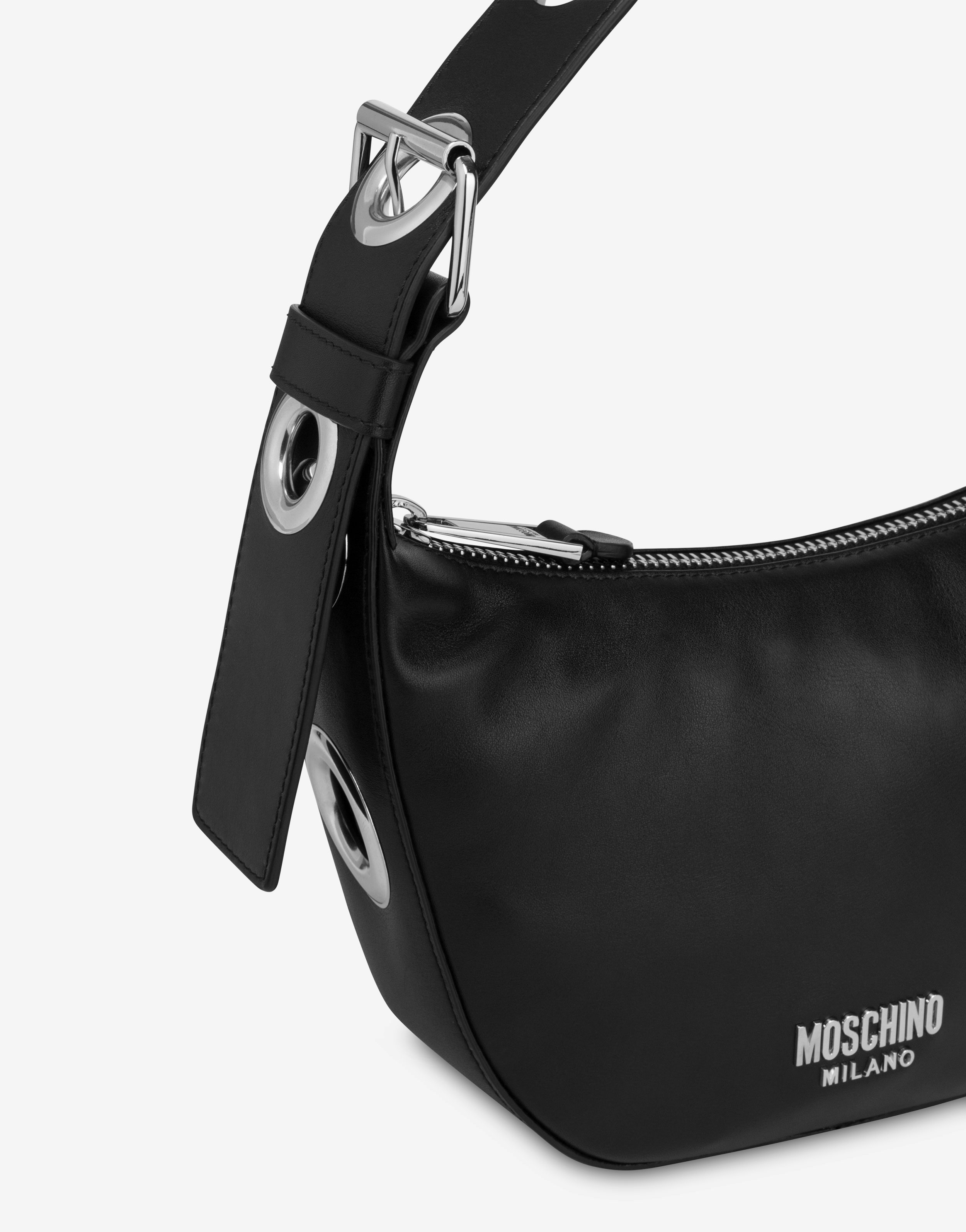 MOSCHINO EYELETS HANDBAG - 4