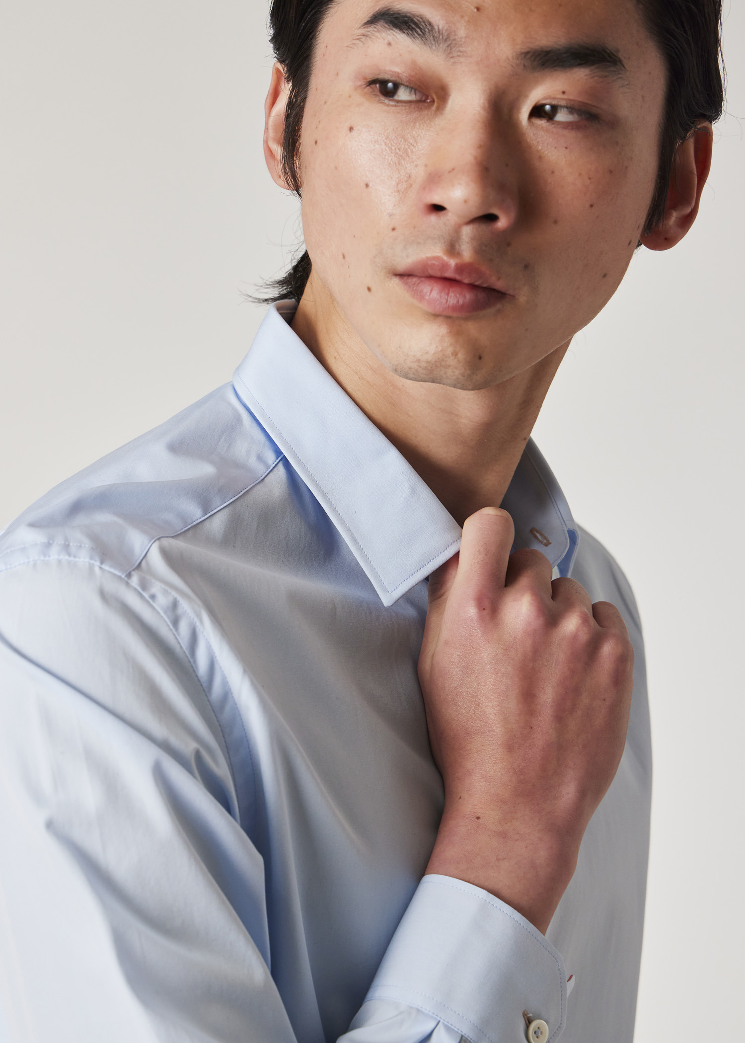 Tailored-Fit 'Artist Stripe' Cuff Shirt - 5