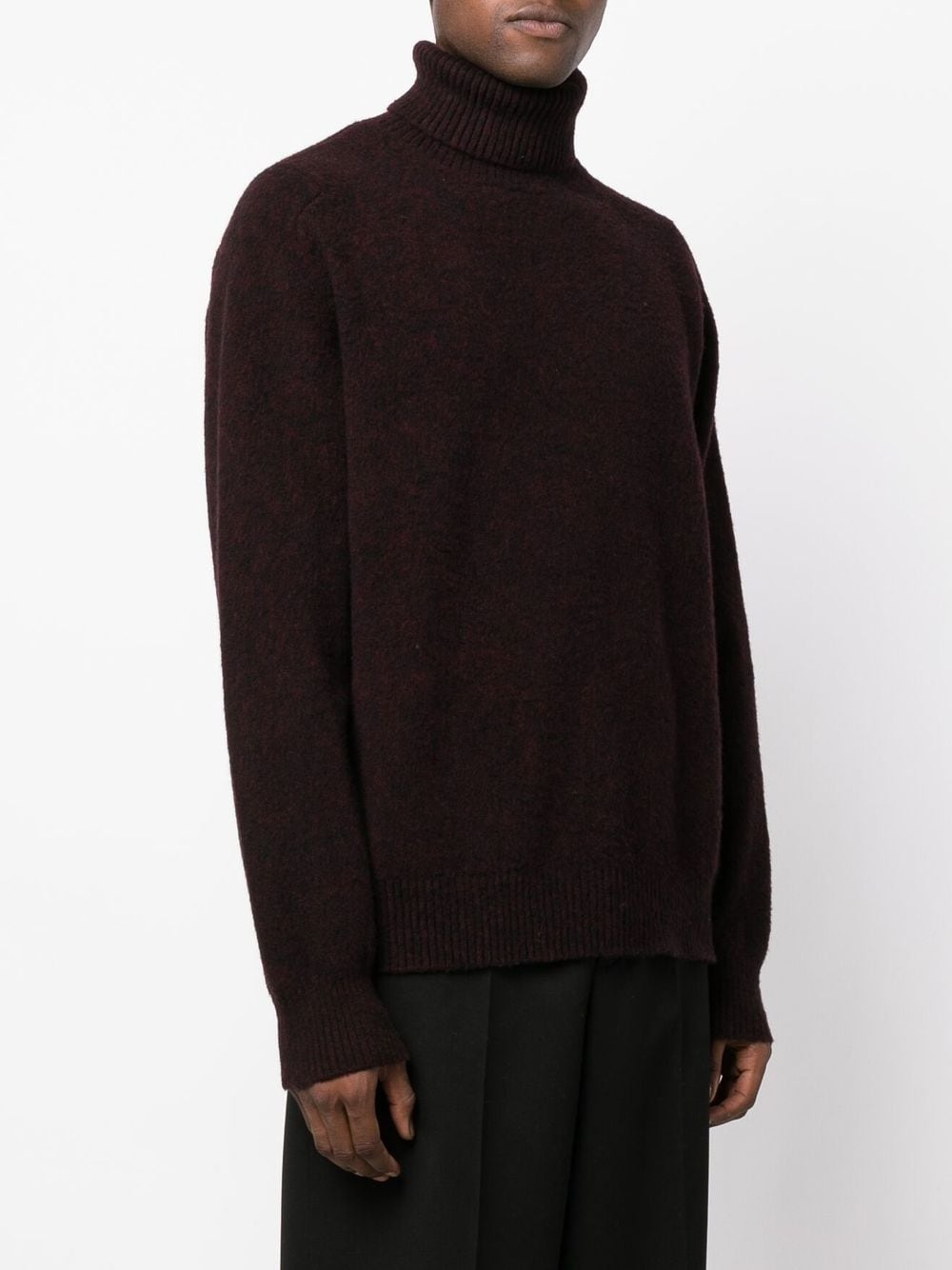 LOGO-KNIT ROLL-NECK JUMPER - 4