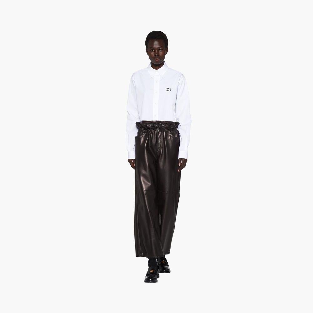 Nappa leather pants - 4