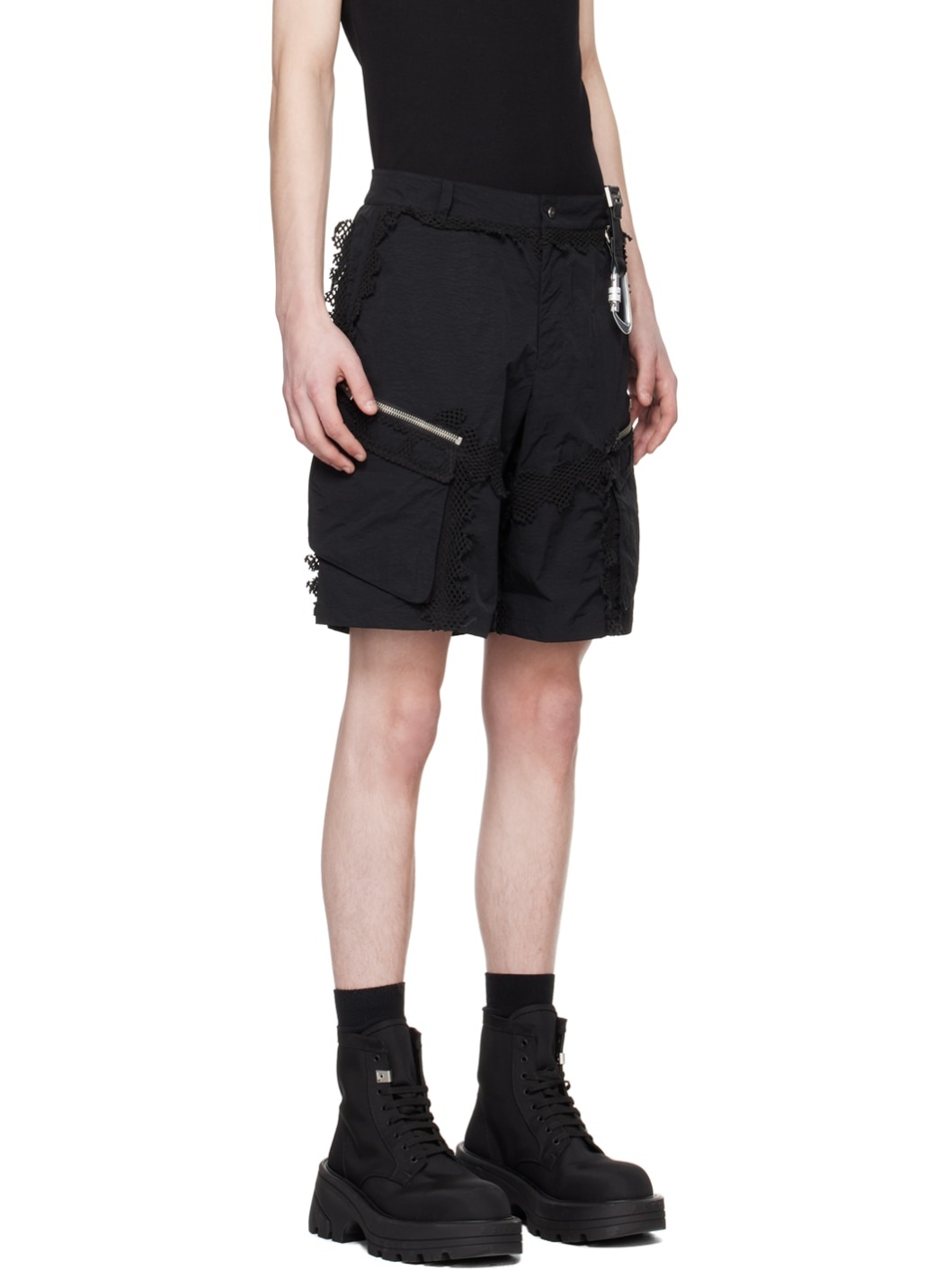 Black Spherical Shorts - 2