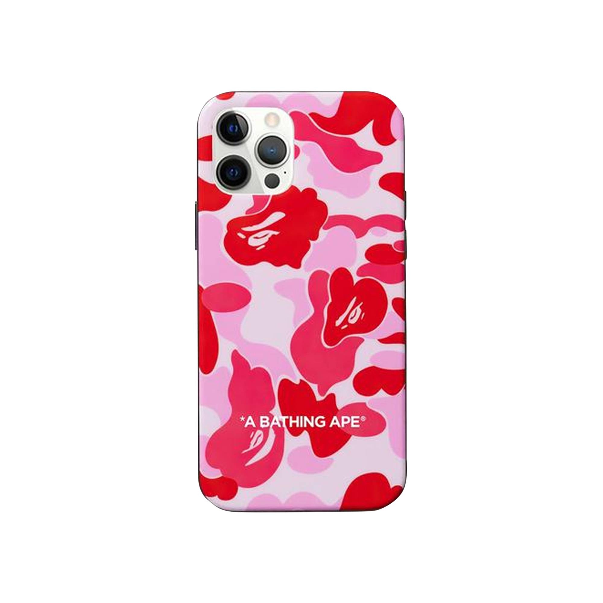BAPE ABC Camo iPhone 12/12 Pro Case 'Pink' - 1