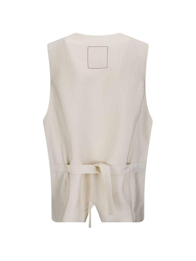 UMA WANG Jill shawl-lapel waistcoat outlook