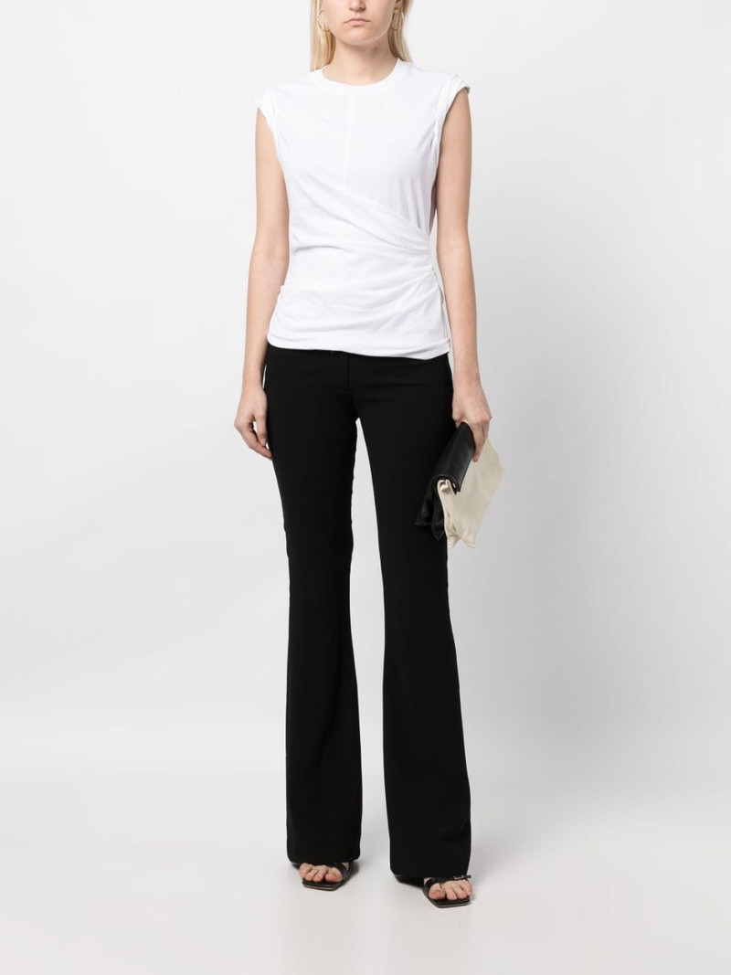 3.1 Phillip Lim draped-detail cotton tank top outlook