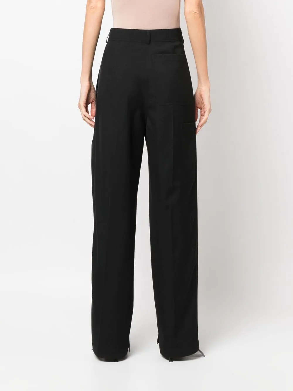straight-leg cargo-pocket trousers - 4