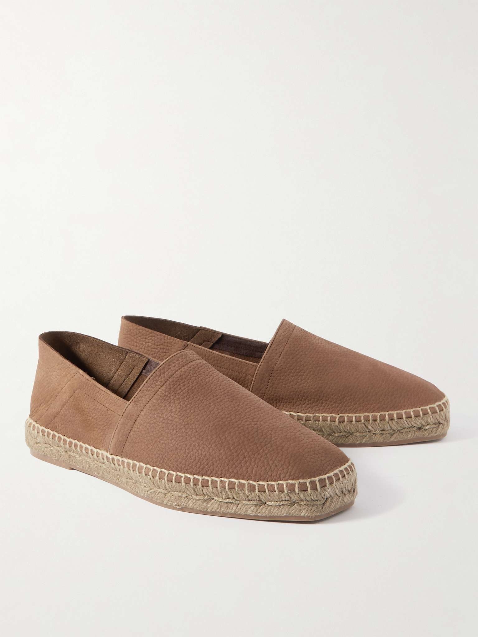 Barnes Textured-Leather Espadrilles - 4