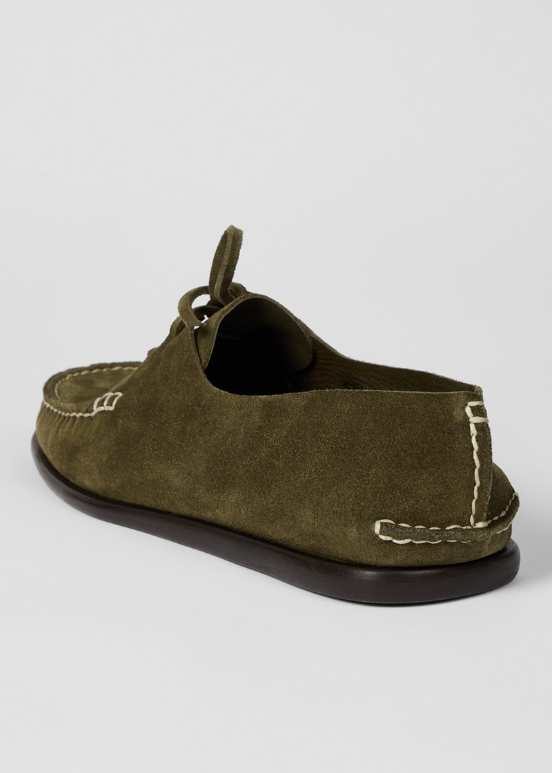 Khaki Suede 'Truro' Shoes 5