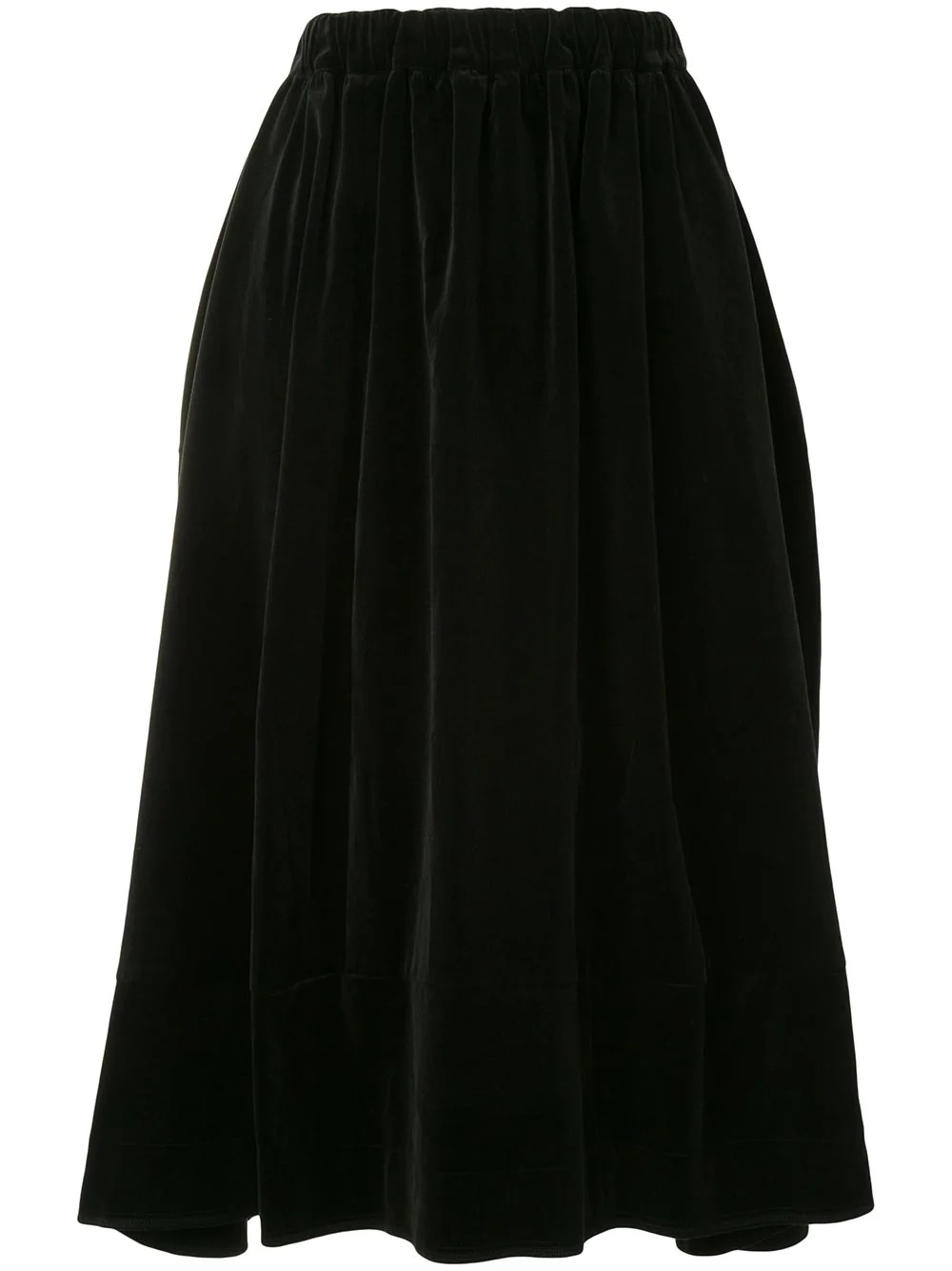 high-waisted midi skirt - 1