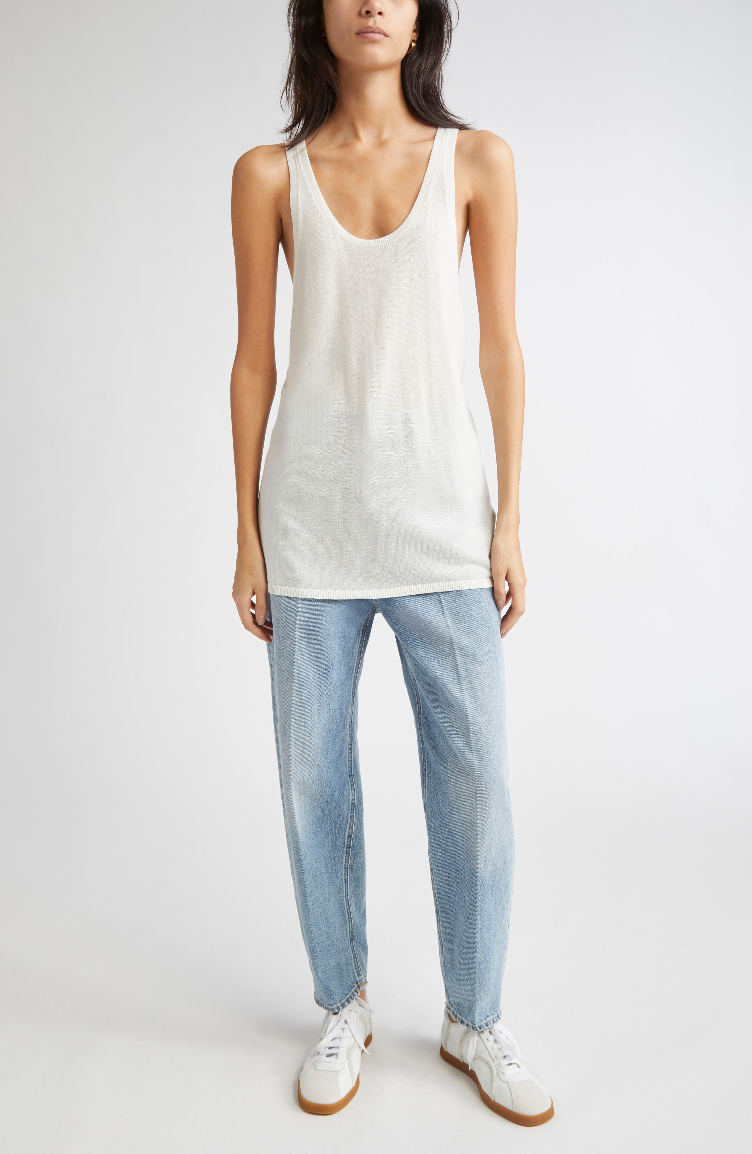 TOTEME Knit Tank in White at Nordstrom - 2