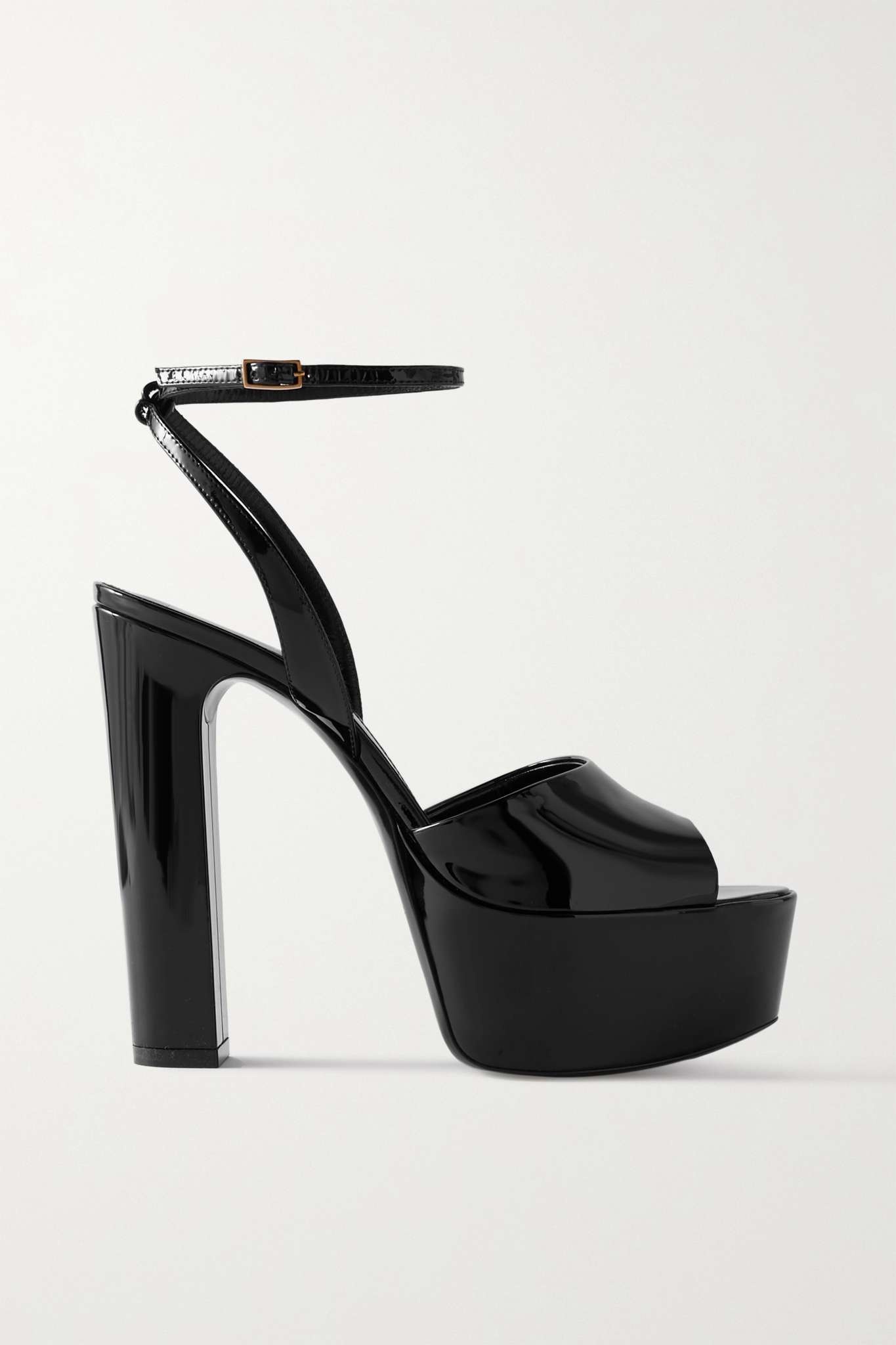Jodie patent-leather platform sandals - 1