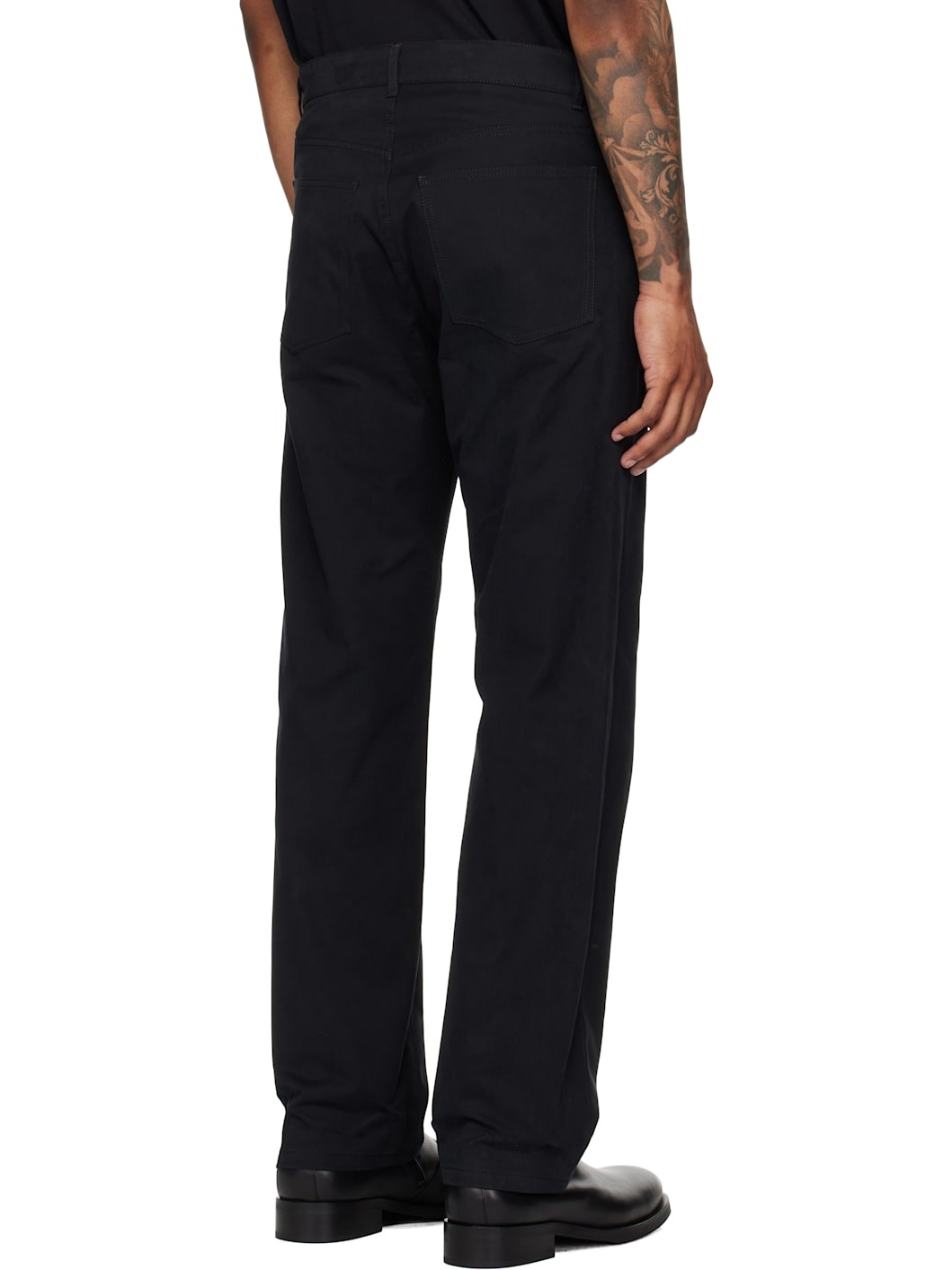 Black Moschino Tape Jeans - 3
