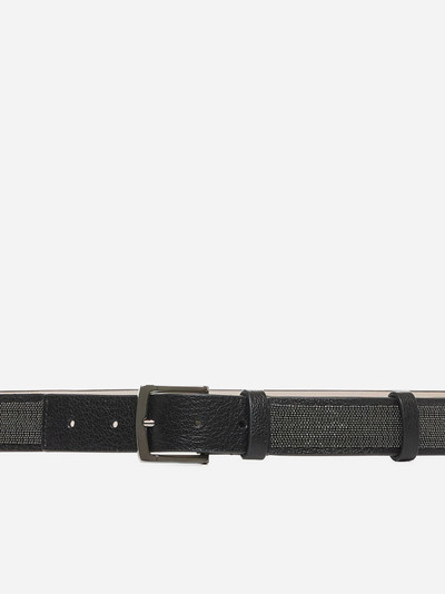 Brunello Cucinelli Monile leather belt outlook