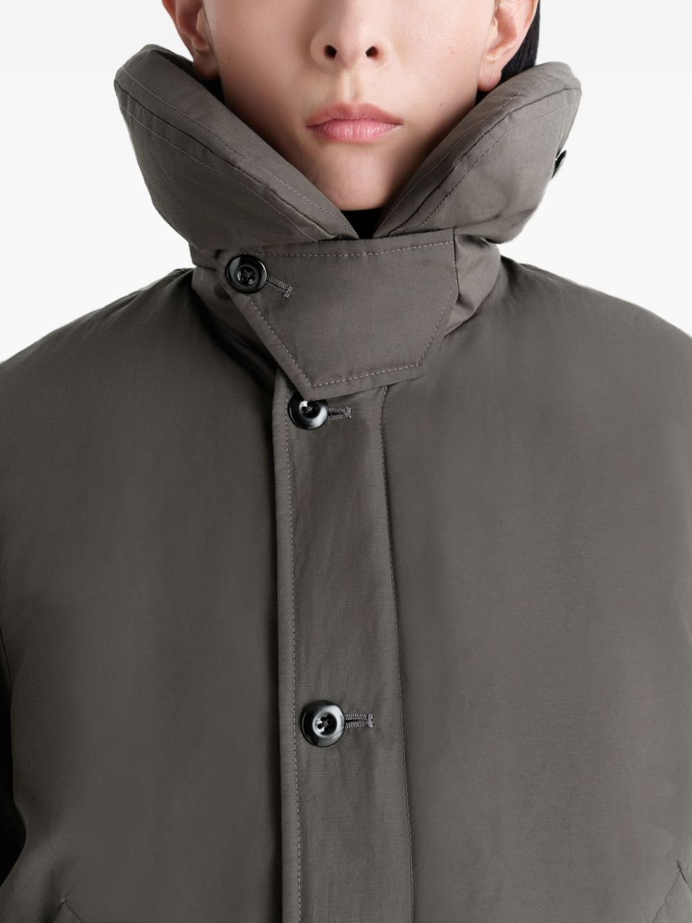bubble-collar puffer jacket - 5