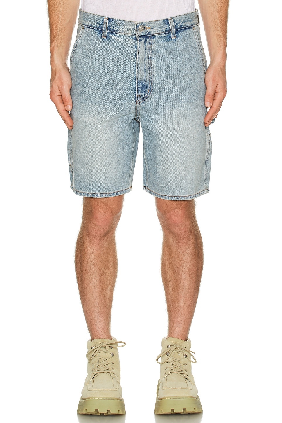 Carpenter Denim Shorts - 6