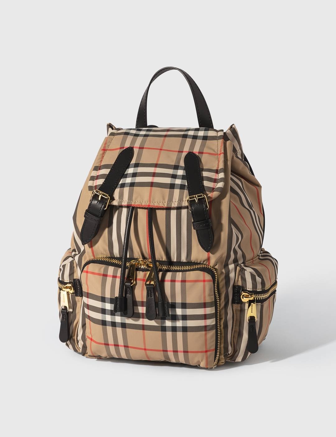 Medium Rucksack in Vintage Check ECONYL® - 1