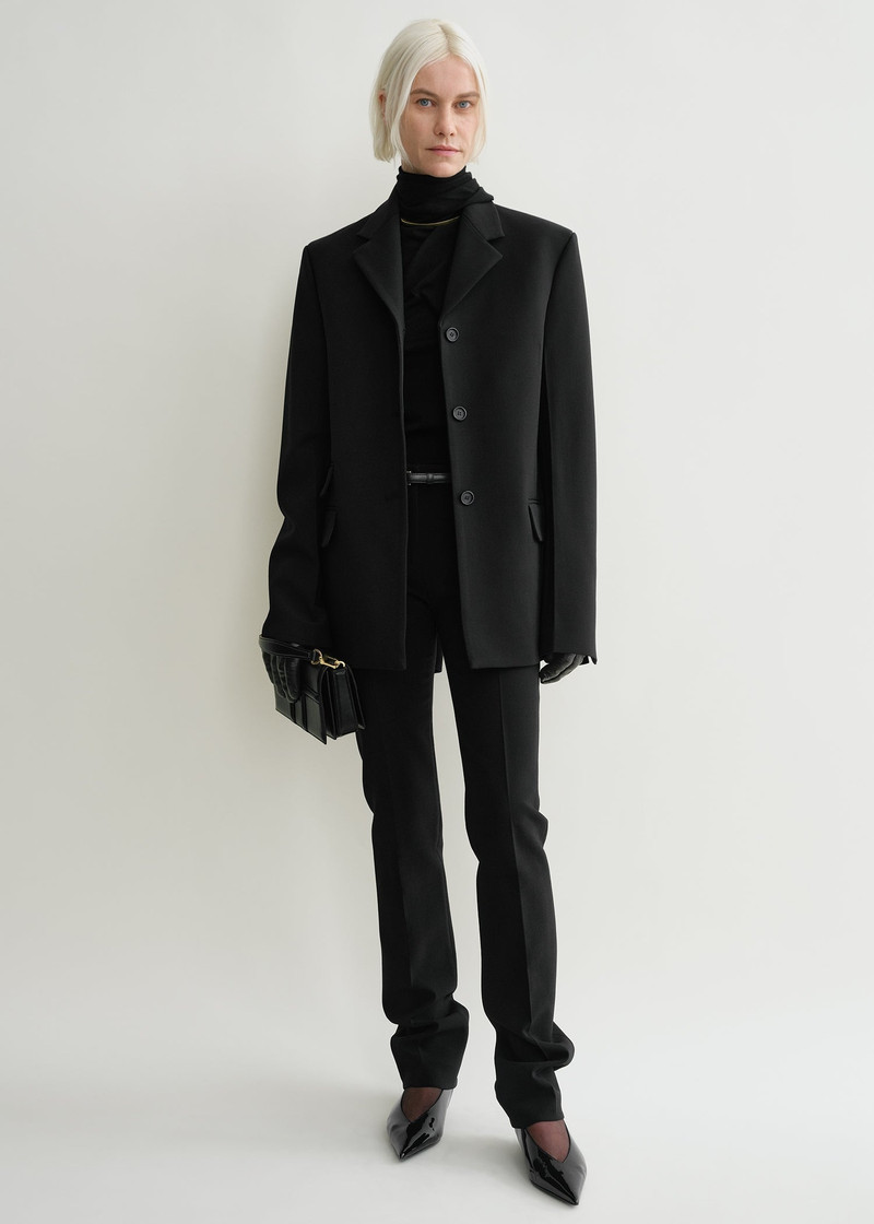 Totême Straight blazer black outlook