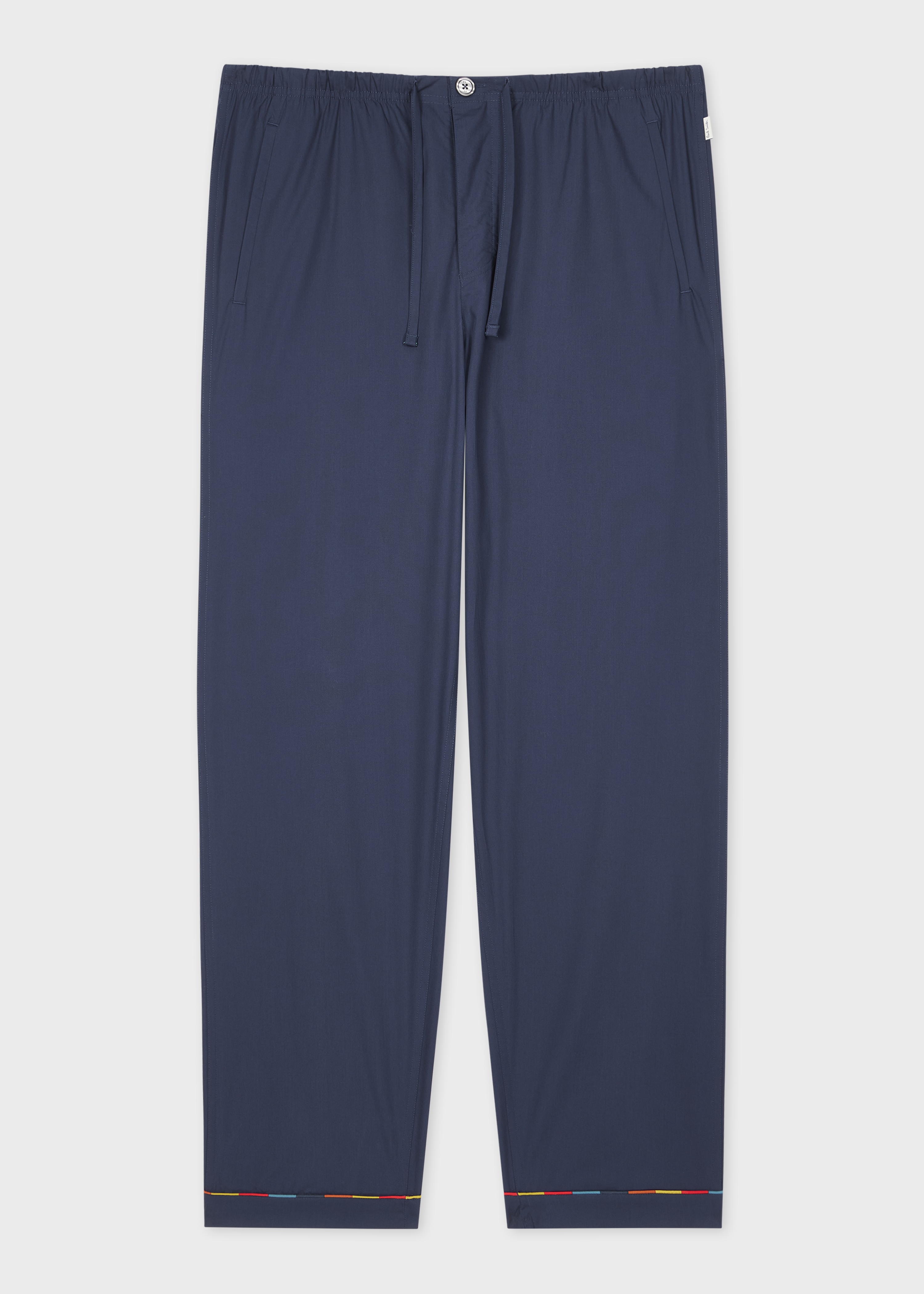 Blue 'Artist Stripe' Cotton Pyjama Set - 4