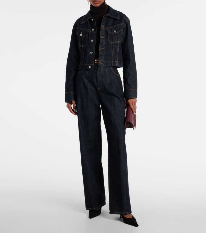 Victoria Beckham High-rise straight jeans outlook