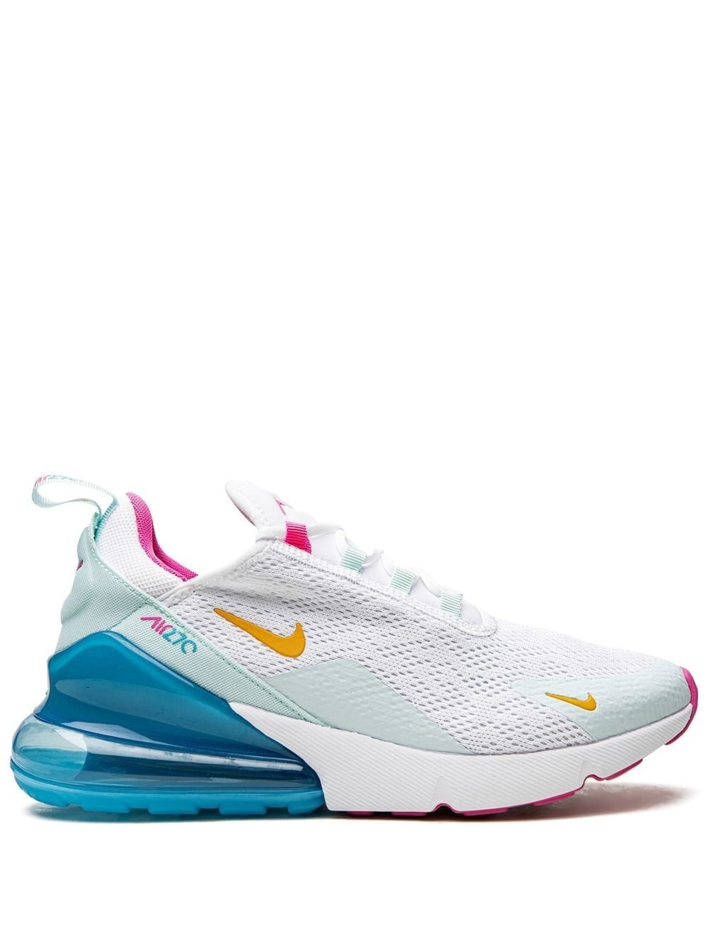 Air Max 270 "White/University Gold/Laser Fuchsia" sneakers - 1