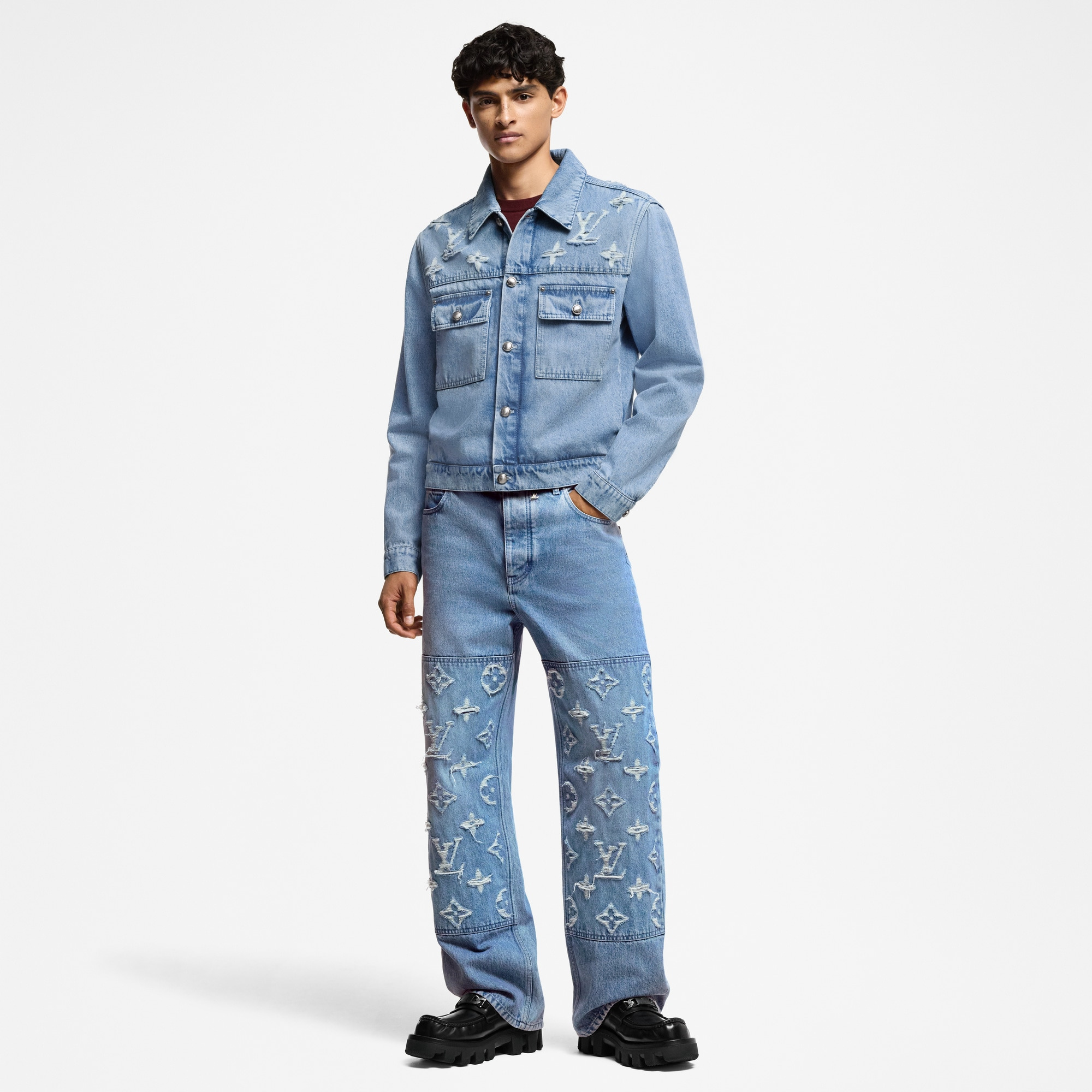 Denim Trucker Jacket - 4