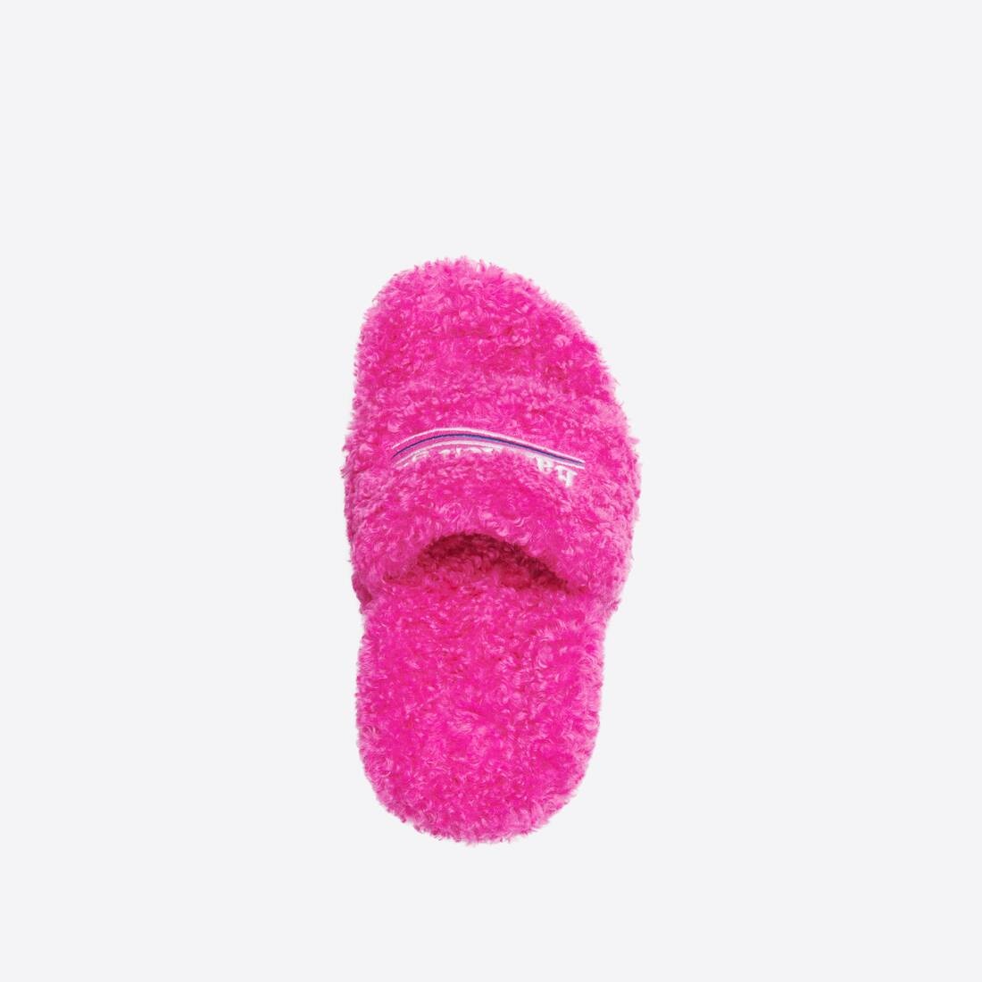 Women's Furry 80mm Sandal  in Pink - 5