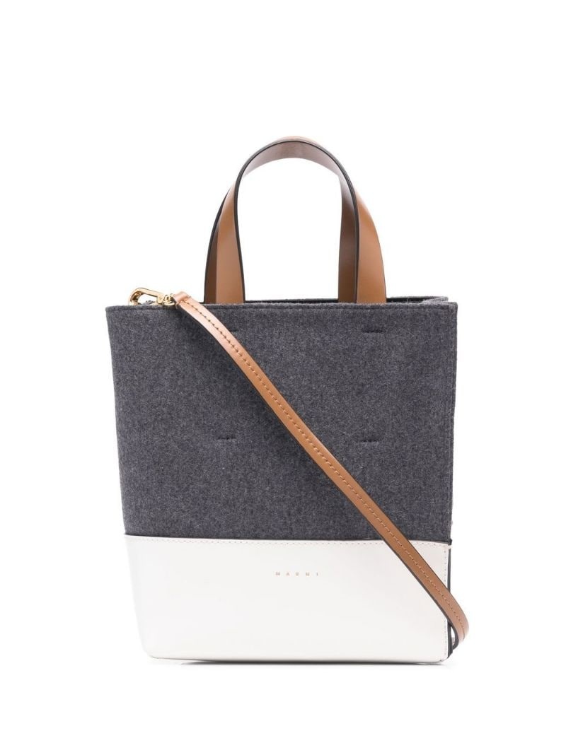 colourblock tote bag - 1