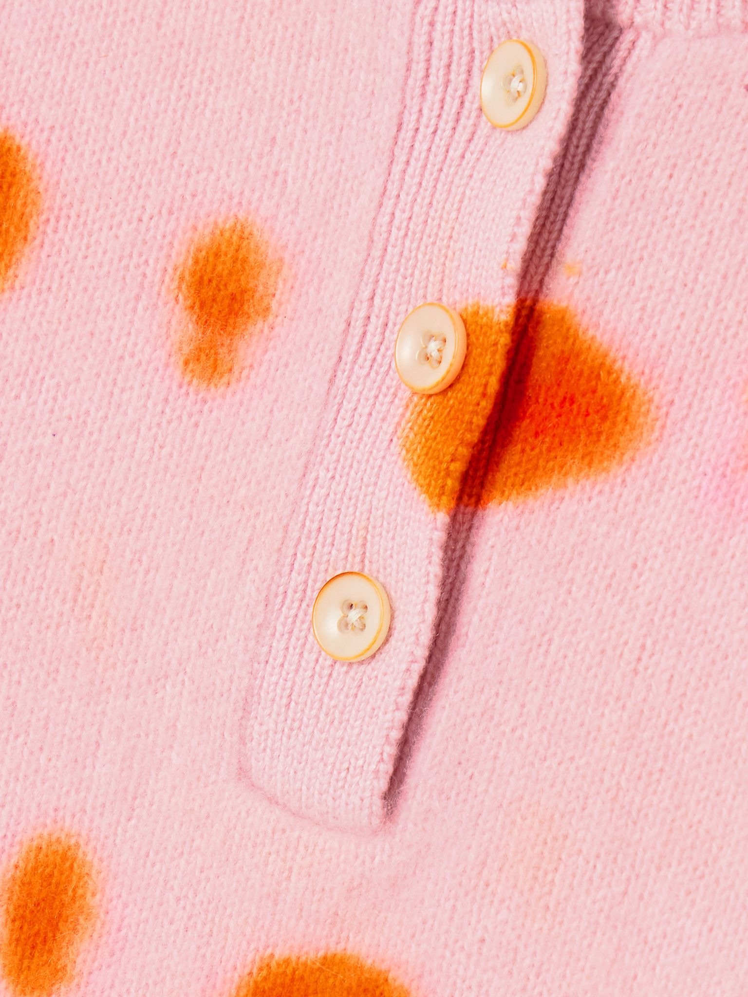 Rave tie-dyed brushed-cashmere sweater Pink - 5