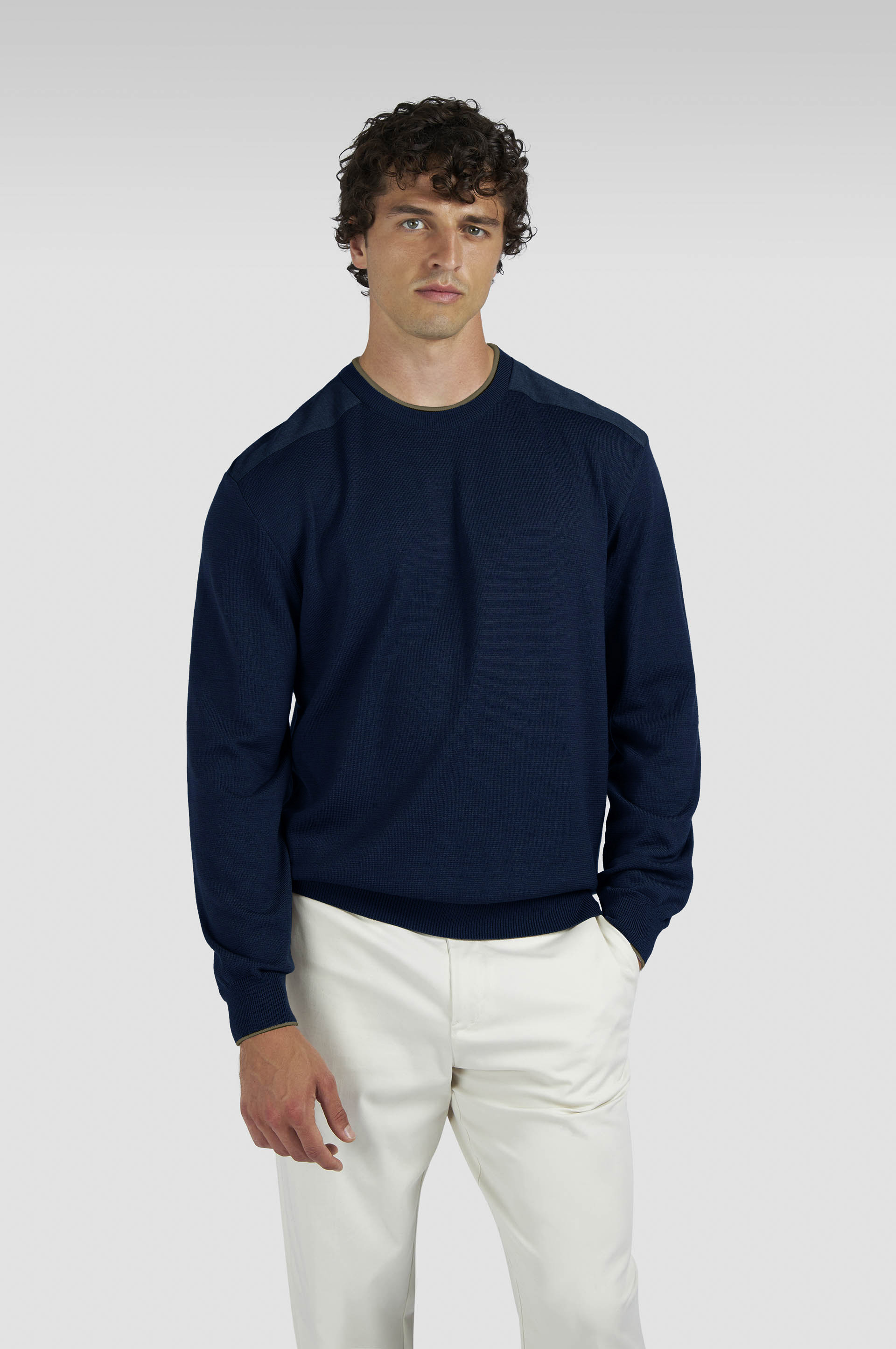 MERINO EXTRAFINE CREWNECK SWEATER - 6
