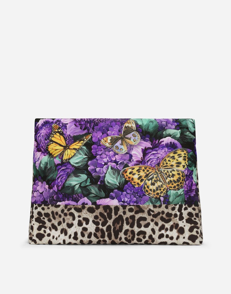 Butterfly-print nylon pouch - 4