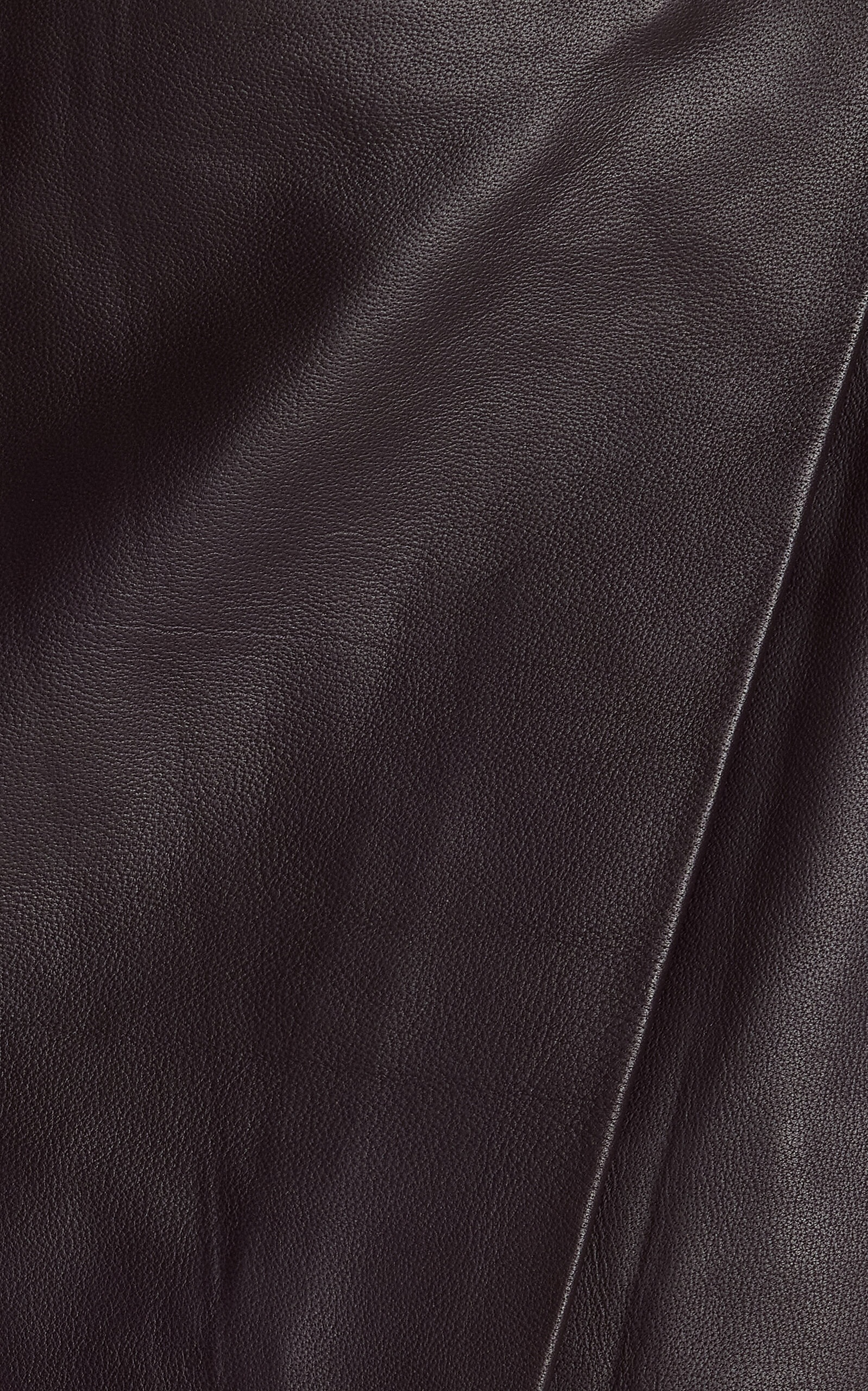 Cleo Leather Mini Wrap Skirt purple - 2