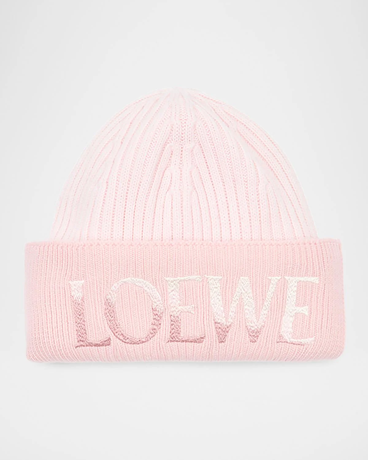 Logo-Embroidered Rib-Knit Beanie - 1