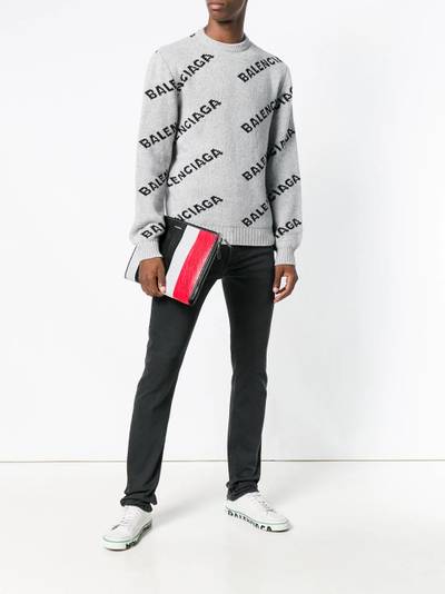 BALENCIAGA logo crew neck sweater outlook