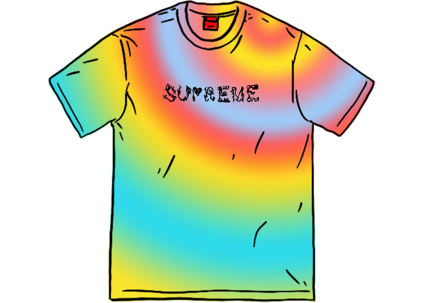Supreme Morph Tee Tie Dye - 1