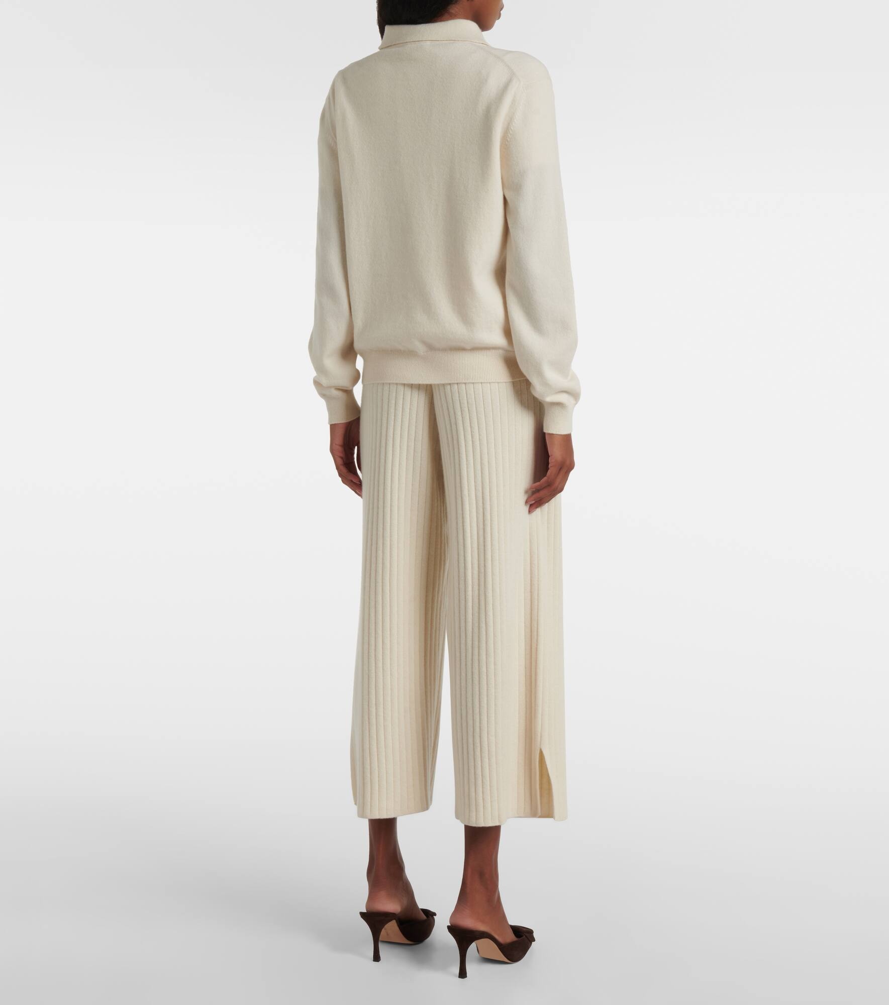 Cashmere polo sweater - 3