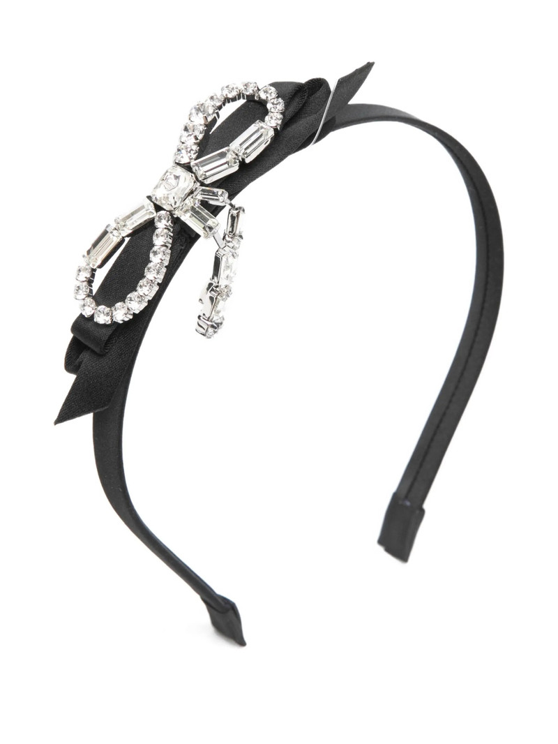 Jimmy Choo Crystal-bow Headband 1