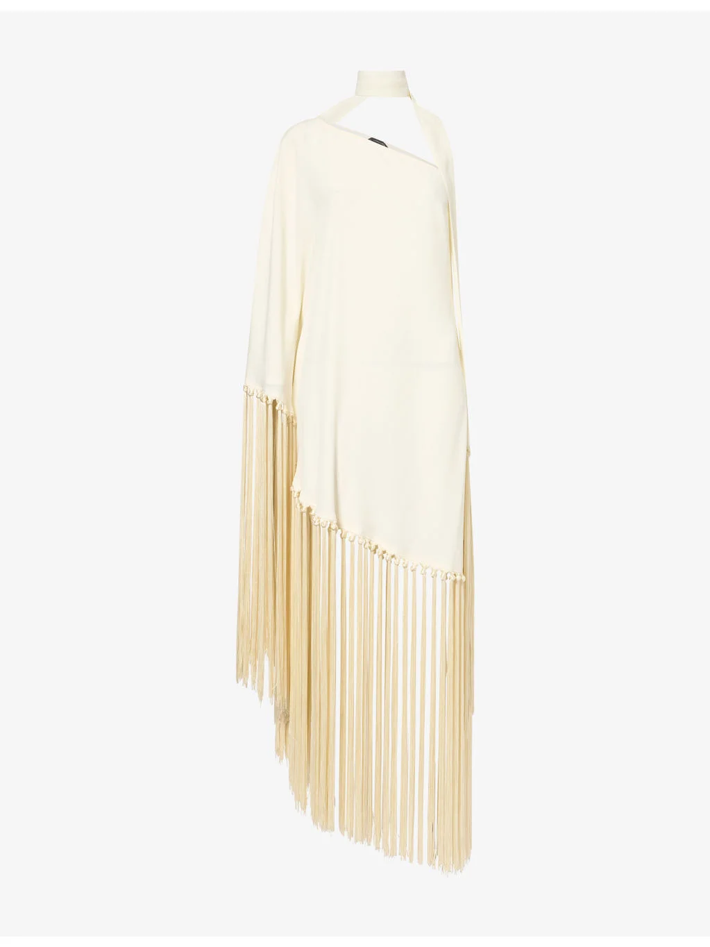 Gunilla Fringed Crepe Maxi Dress - 1