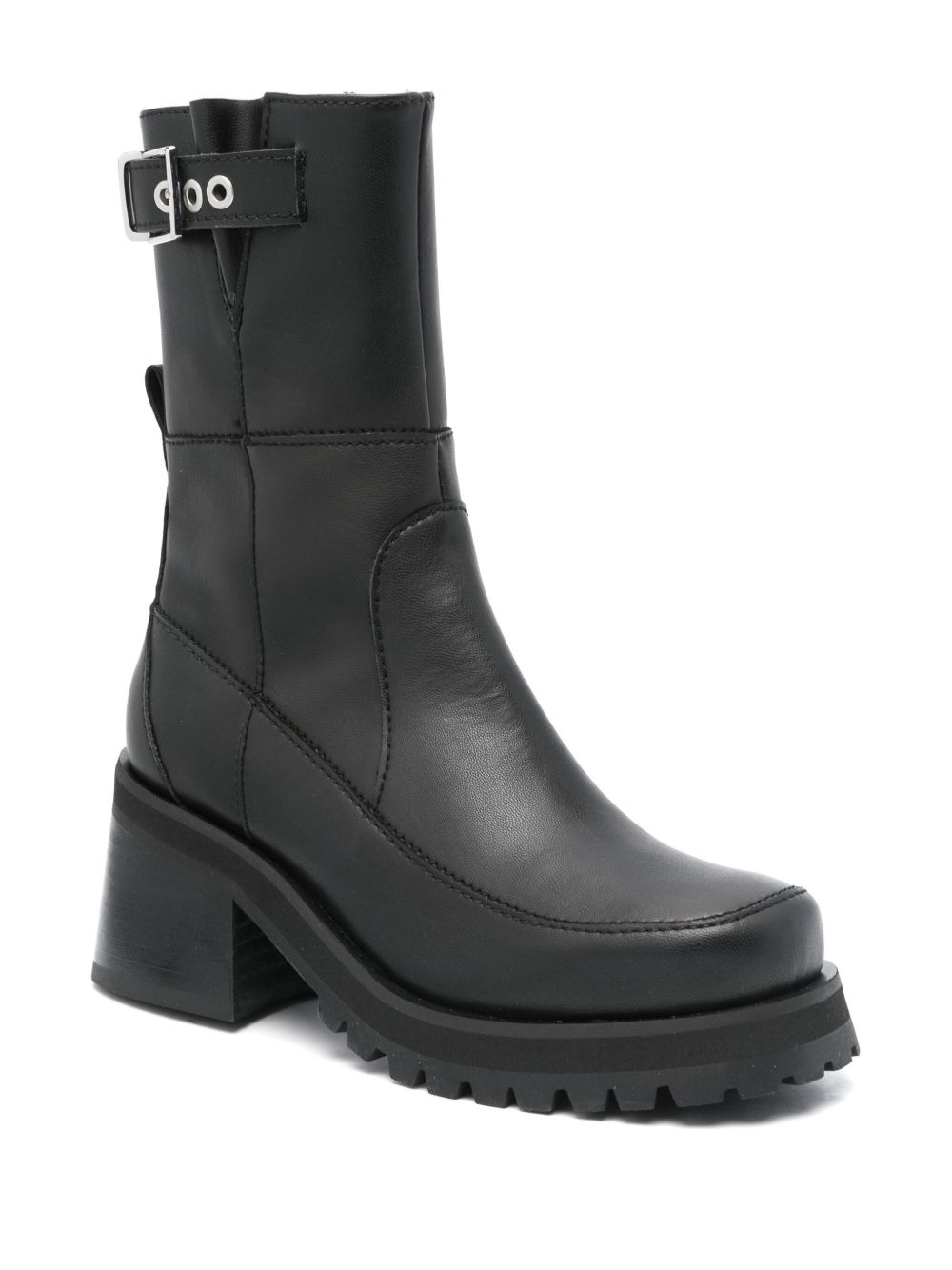 faux-leather boots - 2