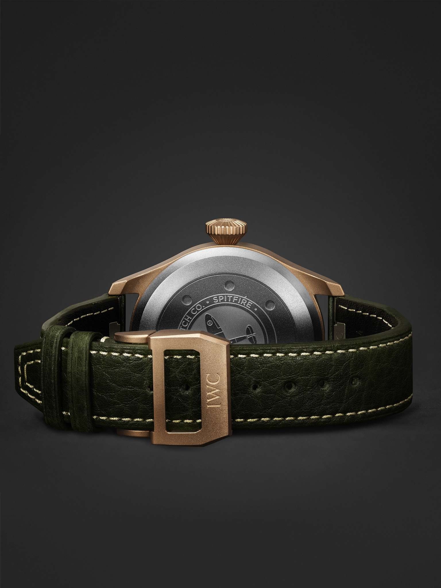 Big Pilot's Spitfire Automatic 43mm Bronze and Leather Watch, Ref. No. IW329702 - 6