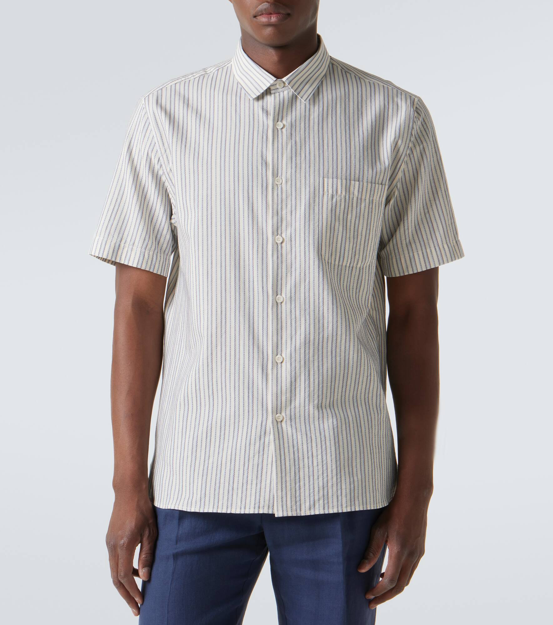 Striped cotton shirt - 3
