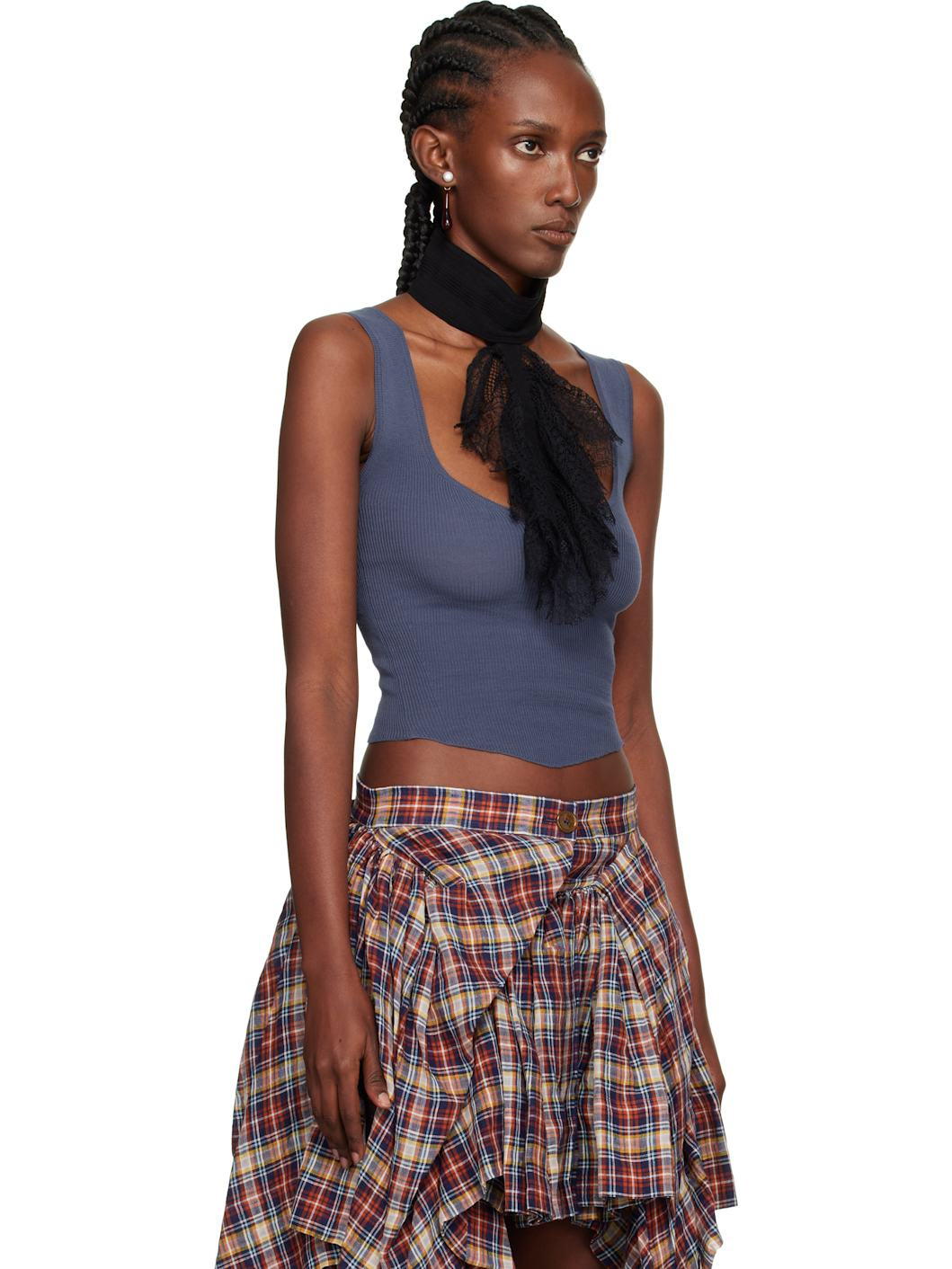 Blue Sole Bodice Tank Top - 2