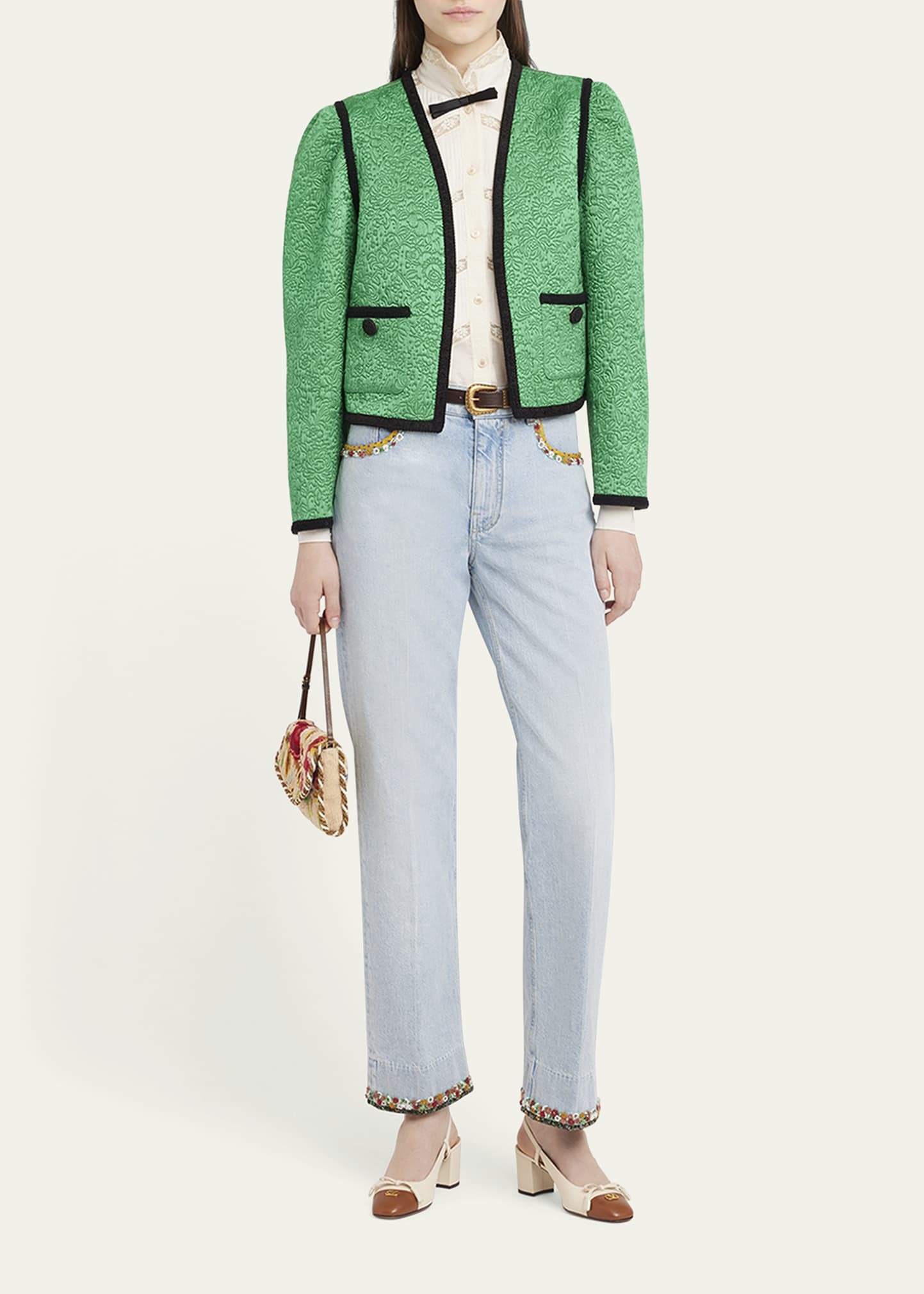 Floral Quilted Jacket - 2